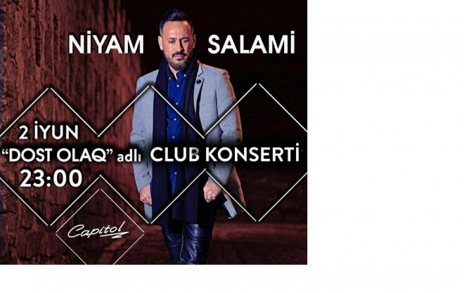 Niyam klubda konsert verəcək