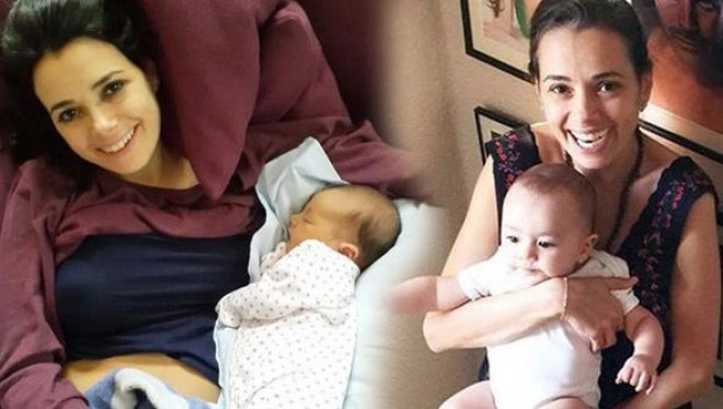 Özgü Namalın oğlunun yeni fotosu