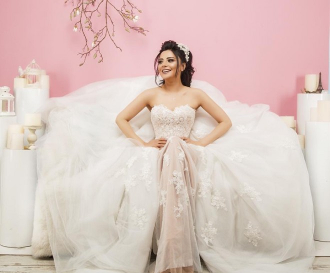 Vüsalə gəlinlik geyindi - fotolar