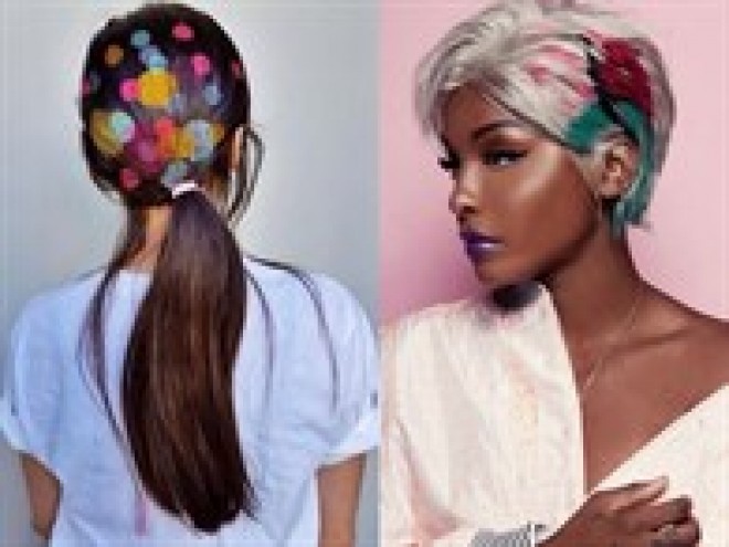 Yeni trend - naxışlı saçlar