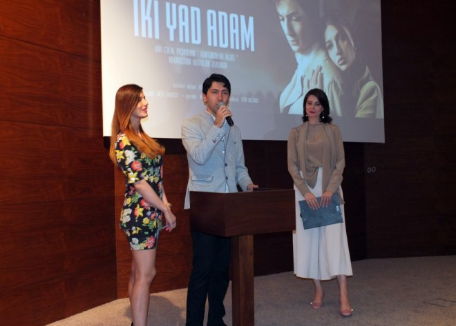 Tbilisidə “İki yad adam” filmi nümayiş olunub - fotolar