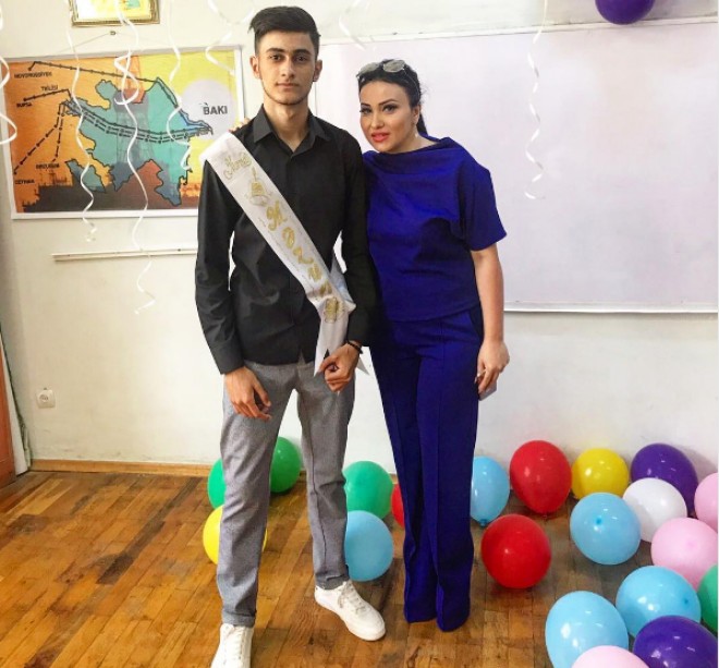 Məşhur aparıcının oğlu məzun oldu