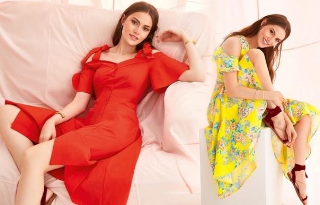 Rəngarəng Fahriye Evcen - fotolar