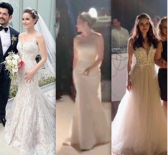  Fahriyenin 3 fərqli gəlinliyi - fotolar