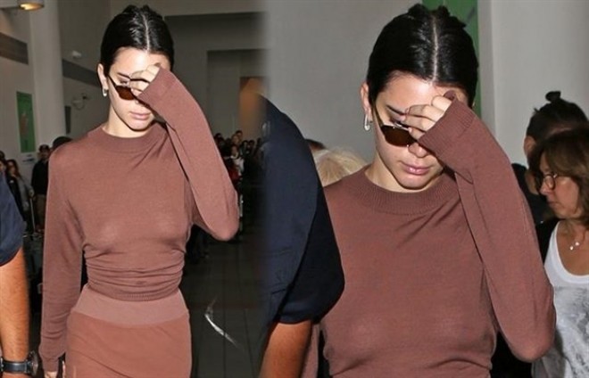 Kendal alt paltarsız küçəyə çıxdı