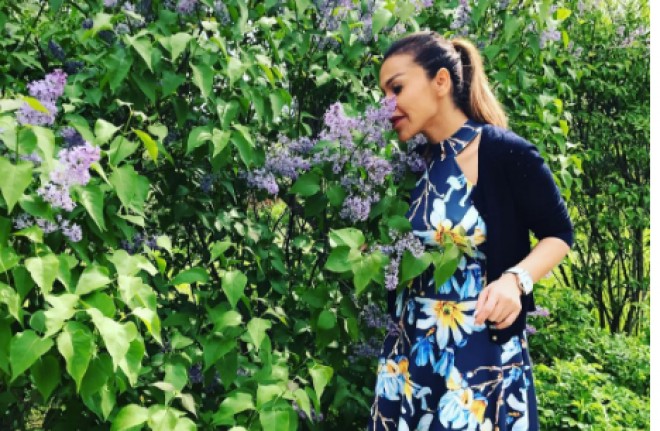 Rəqsanənin Moskvadan yeni fotoları