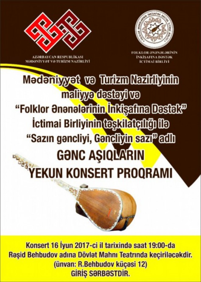 “Sazın gəncliyi, gəncliyin sazı” adlı konsert keçirildi