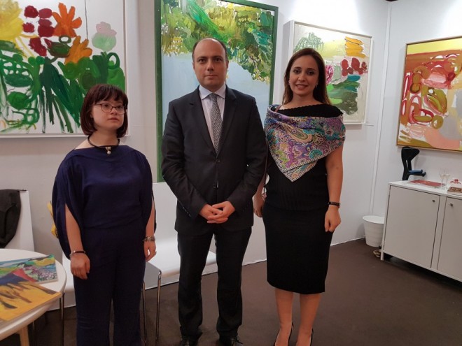 Həmvətənlərimizin əsərləri Luvrda “Art shopping” sərgisində - fotolar