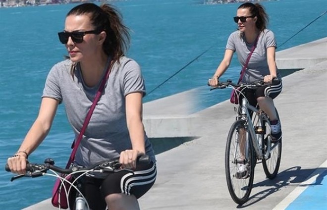 Bədən formasını velosipedlə qoruyur