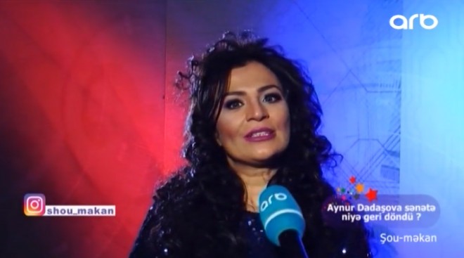 8 il sonra səhnəyə qayıdan Aynur Dadaşova: "Boşansam, gizlətmərəm" 