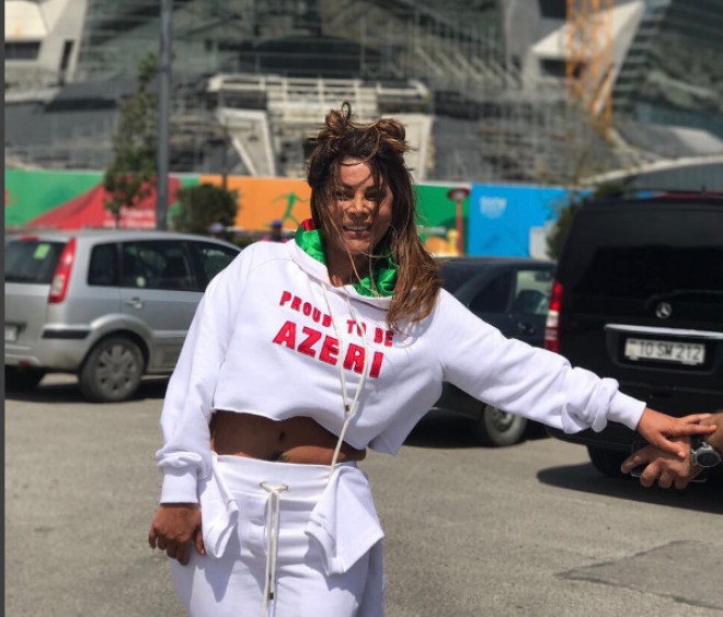 Aygün Kazımova Dənizkənarı Milli Parkda - fotolar