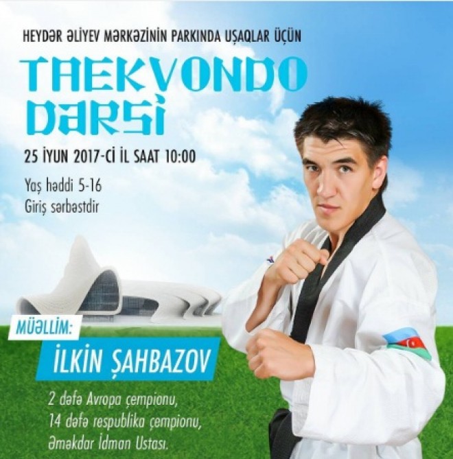 Uşaqlar üçün pulsuz taekvando dərsi keçiriləcək