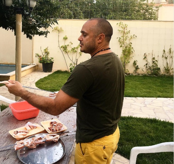 Miri Yusif kabab çəkdi - foto