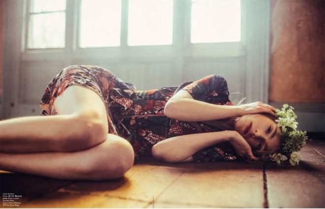 Supermodel "Vogue” jurnalı üçün kamera qarşısına keçdi - fotolar