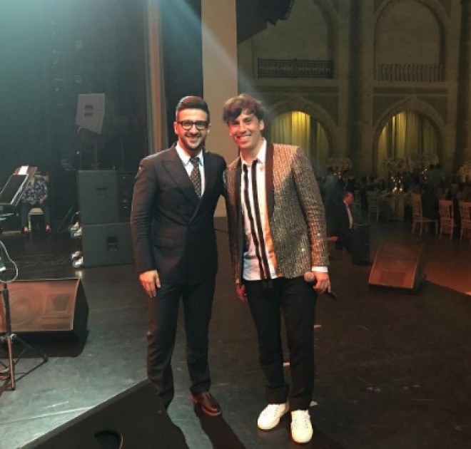 Abbas Bağırov əcnəbi ulduzla bir arada - foto