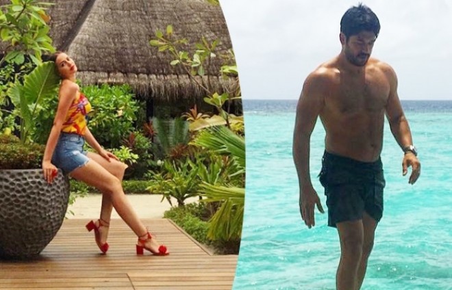 Burakla Fahriyenin bal ayı fotoları