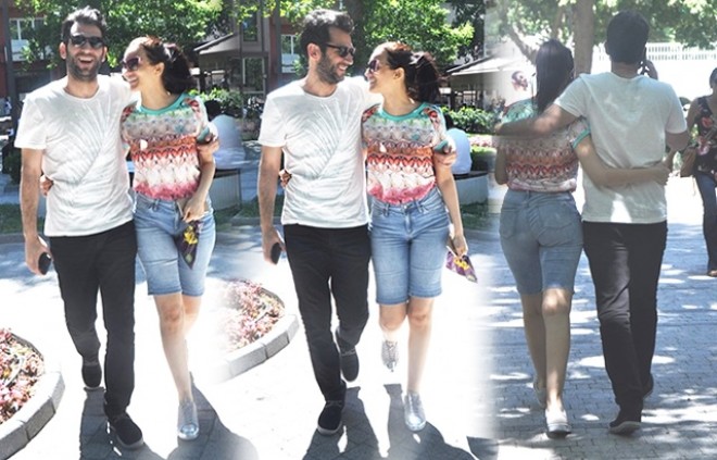 Murad həyat yoldaşı ilə sarmaş-dolaş görüntüləndi