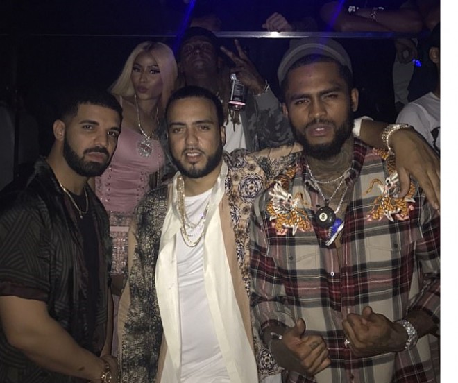 Niki Minaj Dreyklə gecə klubunda - foto