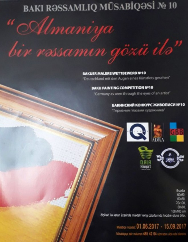 Bakıda “Almaniya bir rəssamın gözü ilə” adlı rəsm müsabiqəsi elan edilib