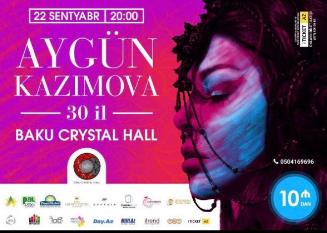 Aygün Kazımova konsert verəcək