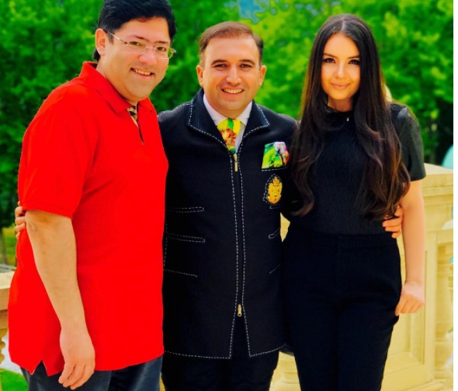 Hacı Nuran Aysel və Murad Adıgözəlovla bir arada - foto