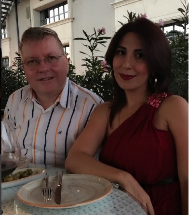 Fidan Hacıyevanın 14-cü evlilik öldönümü