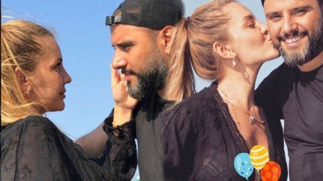 Alişan nişanlısının sinə dekoltesini belə örtdü - foto