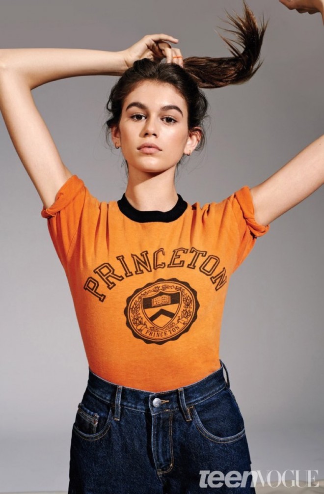 15 yaşlı Kaya Gerber “Teen Vogue” jurnalında - fotolar