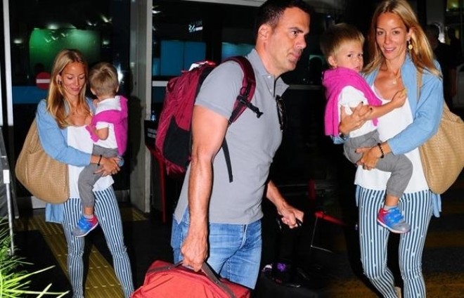 Qalmaqalla ayrılan cütlük birgə görüntüləndi