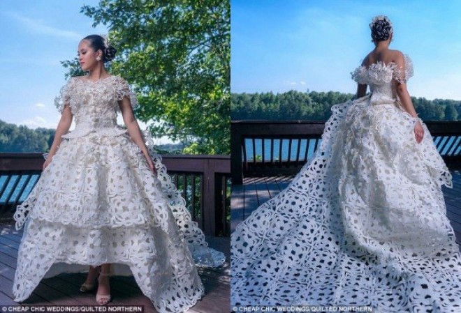 Tualet kağızından hazırlanan 10 gəlinlik