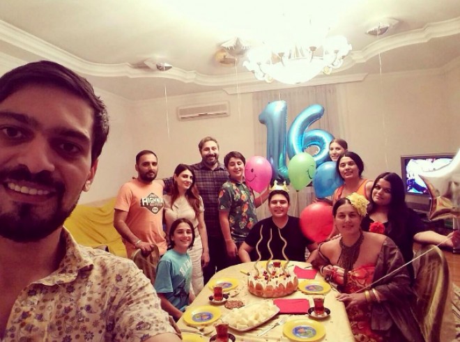 Elzanın ailəsində özəl gün - foto&nbsp;