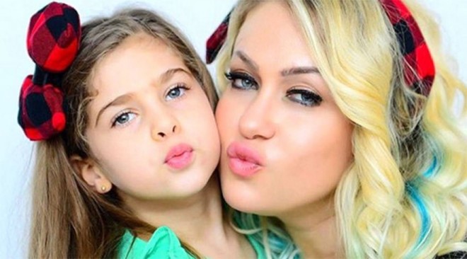 Aktrisanın qızı yandı