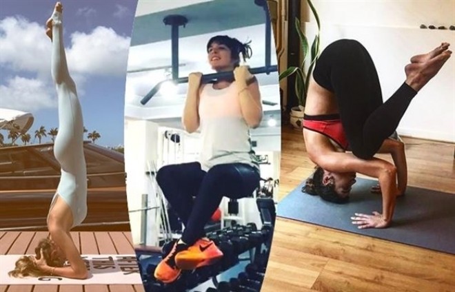 Məşhurların idman sevgisi - fotolar