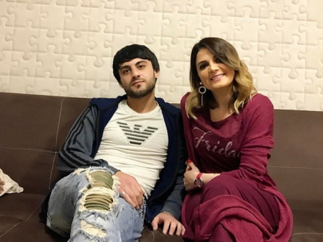 Natavan həyat yoldaşı ilə - foto