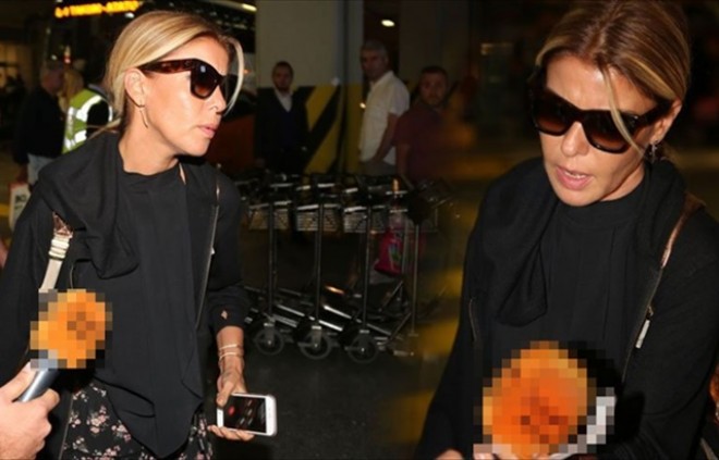 Gülbən Ərgən jurnalistlərə əsəbiləşdi