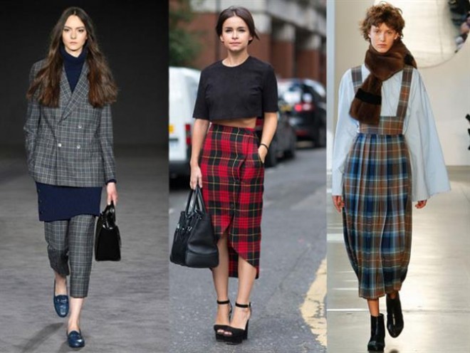 Bu ilin trendi - şotland model geyimlər