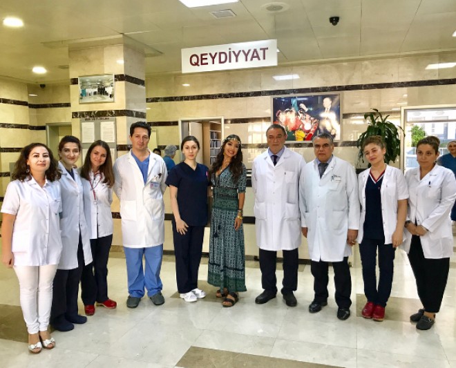 Leyla Əliyeva uşaqlarla zaman keçirdi - fotolar