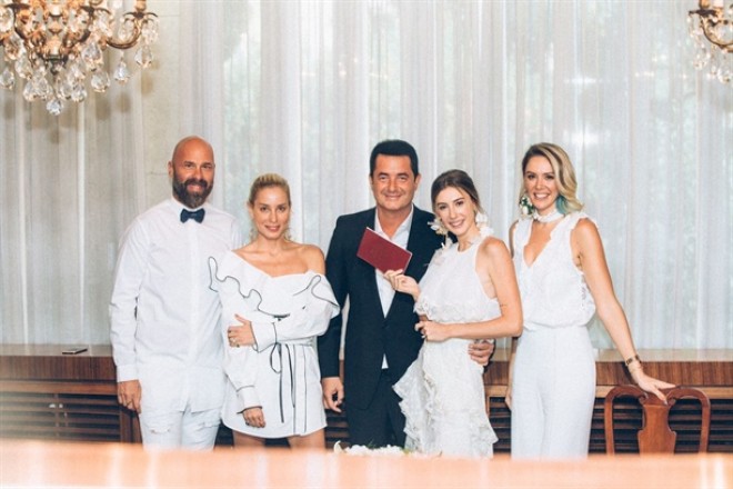 Acun İlıcalı evləndi - fotolar