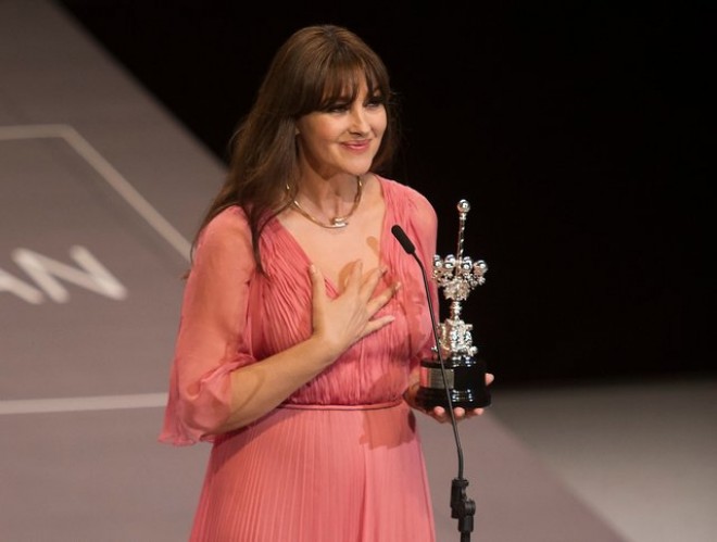 Monika Belluçi mükafat aldı - fotolar