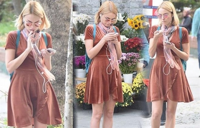 Aktrisa əsəbi halı ilə diqqət çəkdi