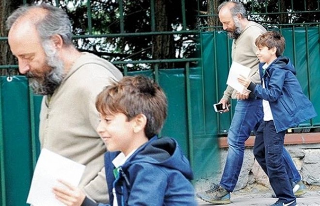 Halit Ergençi görəndə sevindi - fotolar