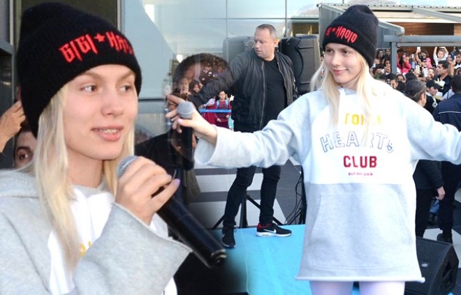 Aleynanın konsertində izdiham yaşandı