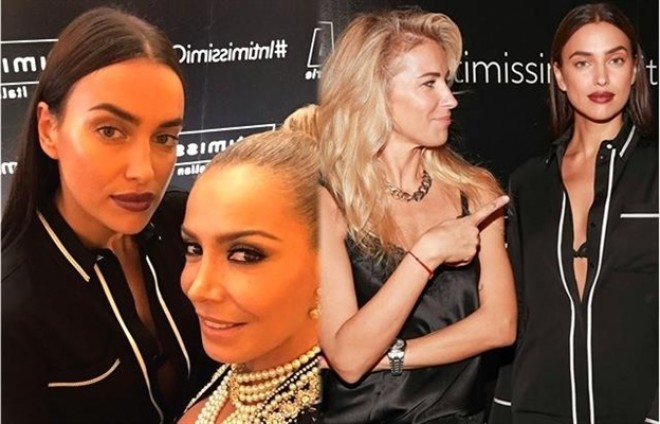 İrina Şeyk türk gözəlləri ilə - fotolar