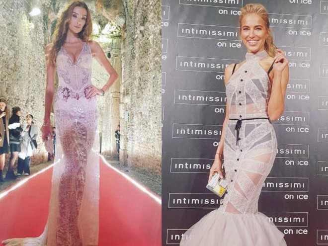 41 yaşı tamam olan Burcu İtaliyada podiuma çıxdı - fotolar