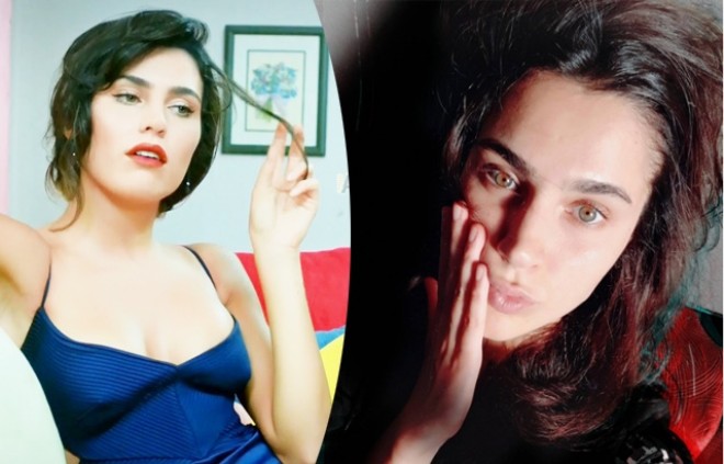 Serenay makiyajsız diqqət çəkdi