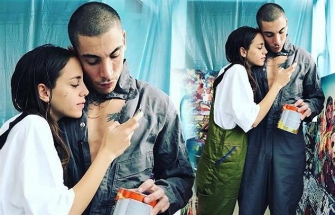 Can Bonomo ilə sevgilisi rəssamlıq etdi - foto