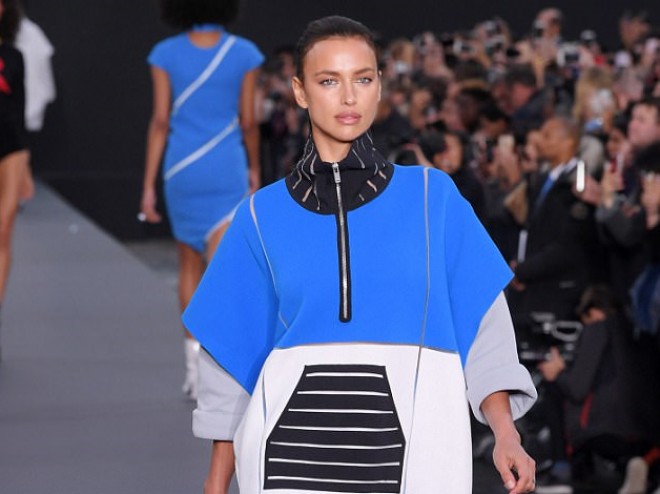 İrina və Vinni podiumda - foto