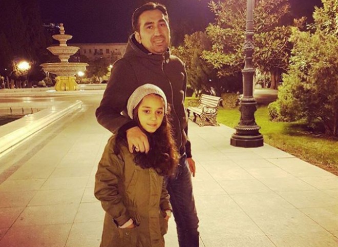 Eltonun ailəsində özəl gün - foto