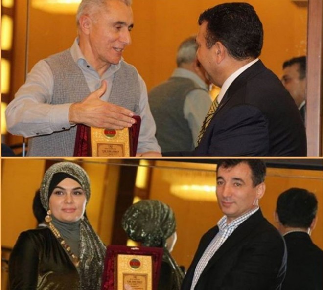Alim Qasımov və qızı mükafat aldı - foto&nbsp;