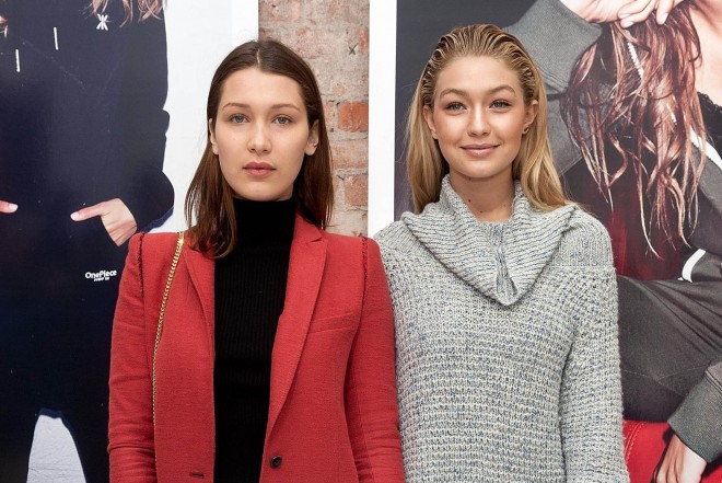Bella və Cici Hadid bacıları məşhur modelyerin şənliyində - foto